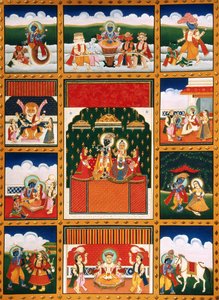 ダス・アブタルの細密画 作： School Indian
