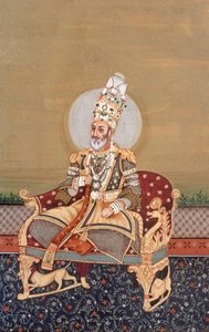 モーグルの細密画 バハドゥルシャー・ジェーファー 作： School Indian