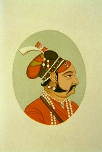 マハラジャ・ジャイサルマー・ジャスワント・シンの肖像（インド 作： School Indian