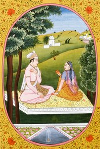 ヒンズー教の月、灰の広告のための年間カレンダーの絵と絵画、インド 作： School Indian