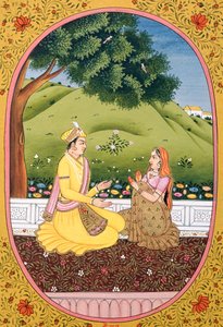 ヒンズー教の月、バイサク（インド）のカレンダー絵と絵画 作： School Indian