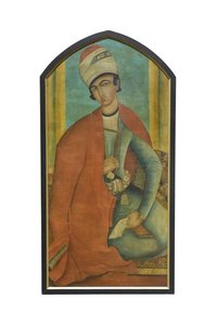ザンドの王子、作者不詳（油彩・キャンバス） 作： School Iranian