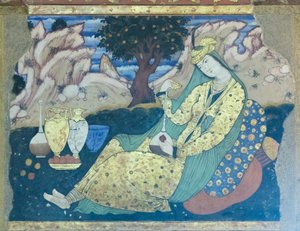 チェヘル ソトゥーン パレス、エスファハーン、イランでフレッシュ 作： School Iranian