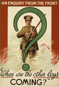 アイルランドで発行された大戦募集ポスター（カラーリトグラフ）
