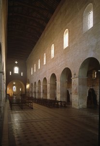 三つの泉の修道院、聖ヴィンチェンツォと聖アナスタシオの教会の内観(トレ・フォンターネ) (Chiesa dei Santi Vincenzo e Anastasio alle Tre Fontane) (内観 of church of St Vincenzo e Anastasio, abbazia delle Tre Fontane) 625-1