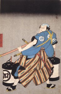 剣を持つ俳優 作： School Japanese