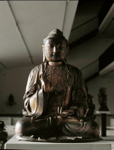 ラリタサナ座の仏陀 - 彫刻 鎌倉時代 (1185-1333) 作： Japanese School