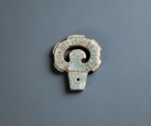 フリント製武器の柄 縄文時代 10000～300 BC 作： Japanese School