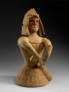 埴輪戦士、6世紀後半（赤い陶器） 作： Japanese School