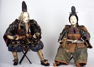 少年会に登場する江戸時代の日本人形。キャピエ・コレクションパリ 作： Japanese School