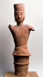 古墳時代のテラコッタ製葬祭用埴輪 3～6世紀 作： Japanese School