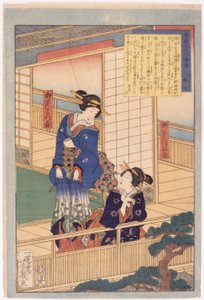 無題（カラー木版画）