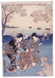 無題（カラー木版画） 作： School Japanese