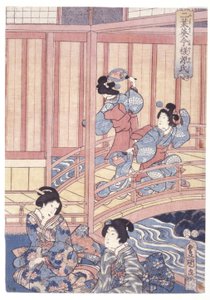 無題（カラー木版画） 作： School Japanese