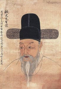 チュサというペンネームで知られる金貞姫（1786-1856）の肖像。