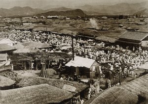 韓国・大邱（テグ）市の市場の様子 作： School Korean