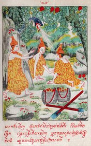Suvana Sama Jakata.(エングレービング、1910年頃) 作： School Laotian