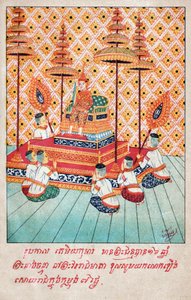 Temiya Jakata.エングレービング、1910年頃 作： School Laotian