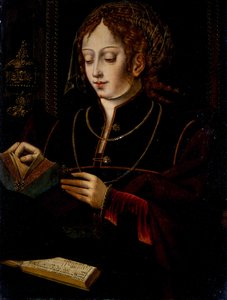 マグダレンのマリア 1520年頃 樫の木に油彩 作： School Netherlandish