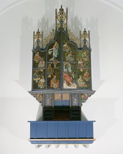塗装されたオルガン 作： School Netherlandish