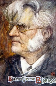 Bjørnstjerne Martinius Bjørnson (colout litho)