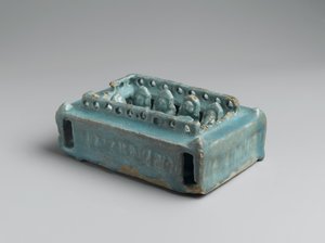 家のモデル、12世紀後半または13世紀初頭（粘土） 作： School Persian