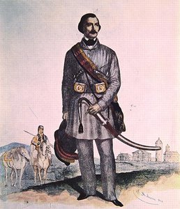 ゲオルゲ・マゲール将軍（カラーリトグラフ） 作： School Romanian