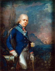 Constantin Pavlovitch de Russie - Novi parの戦いの前のロシア大公コンスタンティン・パブロビッチ(1779-1831)の肖像 Anonymous 作： School Russian