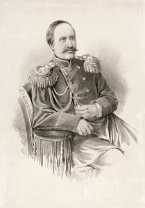 ニコライ・イグナティエフ伯爵（ロシアの軍人、政治家、外交官）（銅版画 作： School Russian