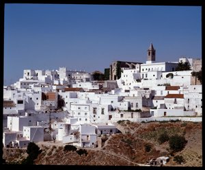 Vejer de la Frontera, Andalusia Spainの眺め。 作： School Spanish
