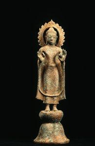仏陀、ダヴァーラヴァティー時代（ブロンズ 作： School Thai