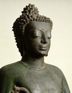 ブロンズ製「ブリラムの仏陀立像」（詳細