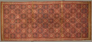 「ホルベイン」パターンラグ、c.1550-1625（ウール）