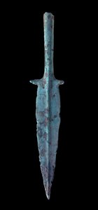 文明のドンソン：青銅製の短剣。紀元前300年〜紀元後200年。ベトナムから。パリ、ギメ美術館、国立アジア美術館 作： School Vietnamese