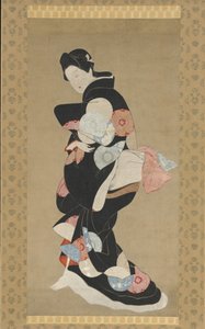 踊り子。 作： School of Hishikawa Moronobu