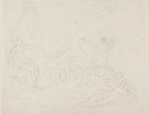 ダイアナとカリスト 作： School of Nicolas Poussin