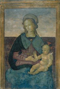 聖母子 作： School of Perugino