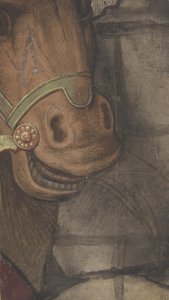 馬の頭、1500～1550年。