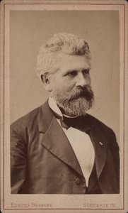 チェロ奏者で作曲家のゲオルク・ゴルターマンの肖像、1824～1898年頃。 1880年。