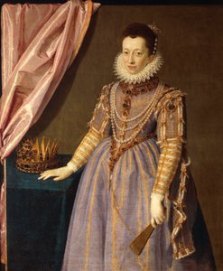 Retrato de Cristina de Lorena, esposa do grão-duque Ferdinando I de 