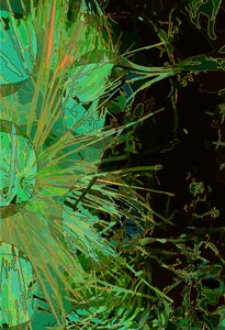 Artichoke_abst_vert2(デジタル) 作： Scott J. Davis