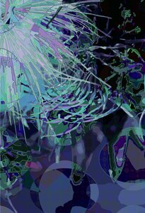 Artichoke_abst_vert4(デジタル) 作： Scott J. Davis