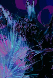 Artichoke_abst_vert5(デジタル) 作： Scott J. Davis