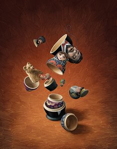  作： 