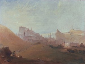 エディンバラ、聖アントニウス礼拝堂、アーサーズシート、c.1830-36