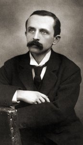 JMBarrieの肖像、c1890（セピア写真）