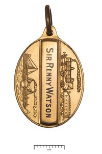 スコットランド、グラスゴー＆サウスウェスタン鉄道、ディレクターズパス、1850年頃（ゴールド＆エナメル 作： Scottish School