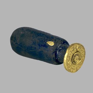 デルフィニウムフラスコ、紀元前4〜3世紀 作： Scythian