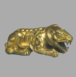 ライオン像、紀元前9世紀 作： Scythian