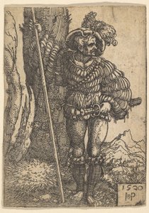 ランスクネ、1520年。 作： Sebald Beham